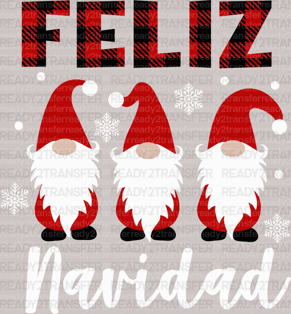 FELIZ Navidad DTF Transfer - ready2transfer