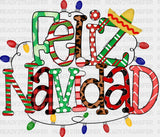 Feliz Navidad Dtf Transfer