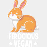 Ferocious Vegan - Vegan DTF Transfers - Adult Unisex - S & M (10’’) / Light Color Design (See Imaging)