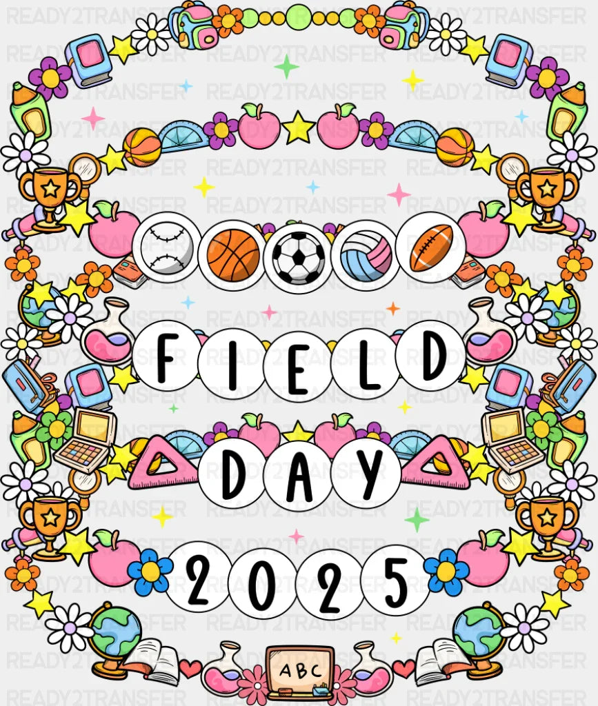 Field Day 2025 Bracelets - Field Day DTF Transfer