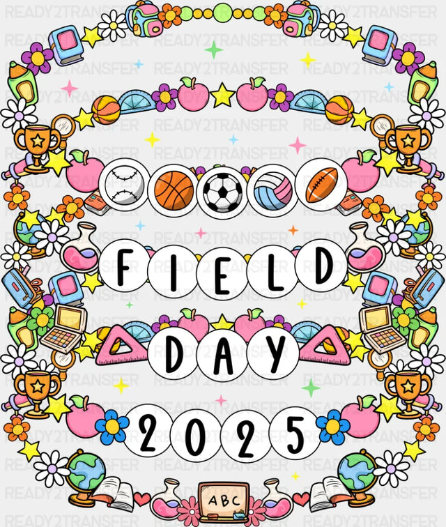 Field Day 2025 Bracelets - Field Day DTF Transfer