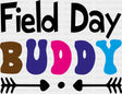 Field Day Buddy Heart Arrows - Field Day DTF Transfer Adult Unisex - S & M (10’’) / Dark Color Design (See Imaging)
