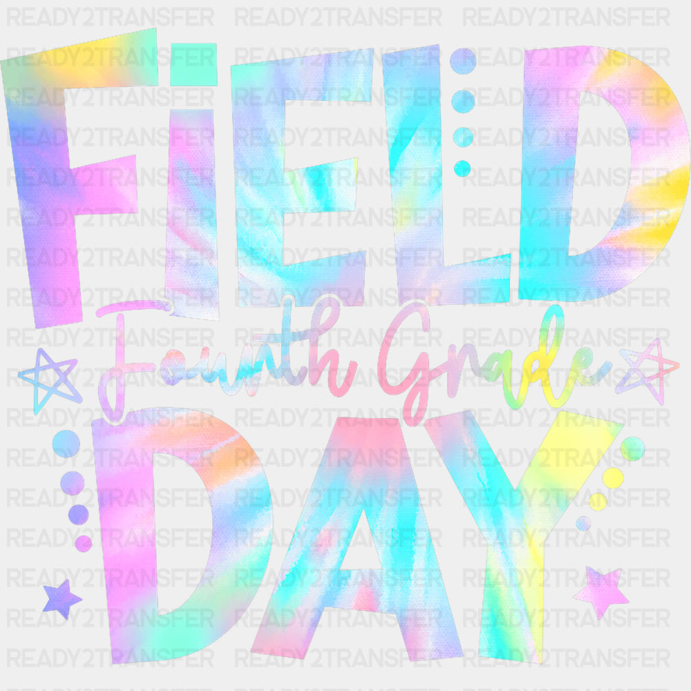 Field Day Fourth Grade Colorful - Field Trip DTF Transfers ready2transfer