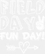 Field Day Fun Day B&W Design - Field Day DTF Transfer Adult Unisex - S & M (10’’) / Light Color Design (See Imaging)