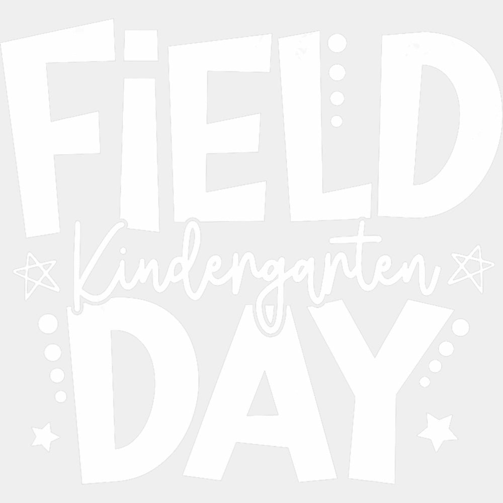 Field Day Kindergarten B&W - Field Trip DTF Transfers ready2transfer Light Color Design (See Imaging)