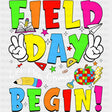 Field Day Let The Games Begin, Peace Sign - Field Trip DTF Transfers ready2transfer