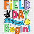 Field Day Let The Games Begin Smiley - Field Trip DTF Transfers ready2transfer Dark Color Design (See Imaging)