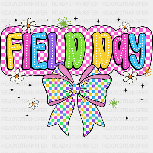 Field Day Pink Ribbon - Field Trip DTF Transfers