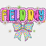 Field Day Pink Ribbon - Field Trip DTF Transfers ready2transfer Light Color Design (See Imaging)