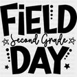 Field Day Second Grade B&W - Field Trip DTF Transfers ready2transfer Dark Color Design (See Imaging)