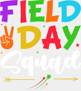 Field Day Squad Colorful - Field Day DTF Transfer Adult Unisex - S & M (10’’) / Light Color Design (See Imaging)