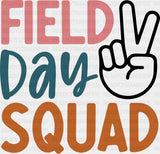 Field Day Squad Peace Sign - Field Day DTF Transfer