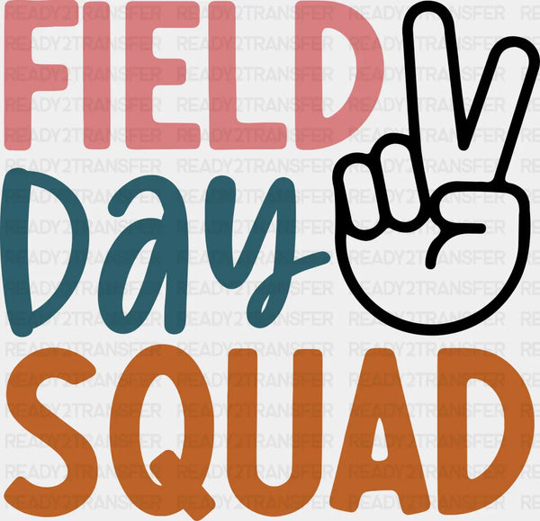 Field Day Squad Peace Sign - Field Day DTF Transfer
