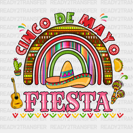 Fiesta Rainbow DTF Transfer