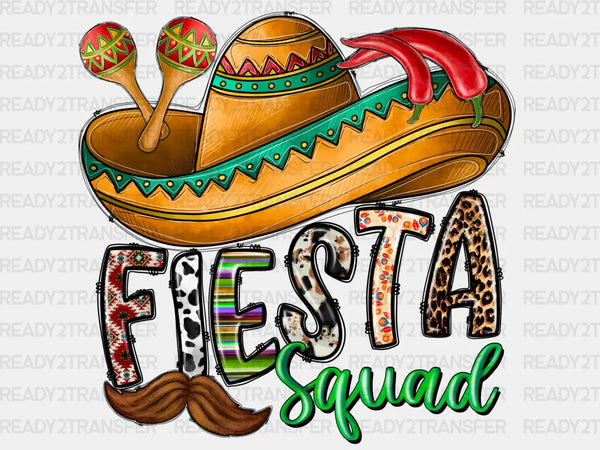 Fiesta Squad Moustache DTF Transfer