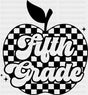 Fifth Grade B&W - Back To School DTF Transfer ready2transfer Dark Color Design (See Imaging)