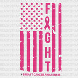 Fight American Flag Dtf Transfer