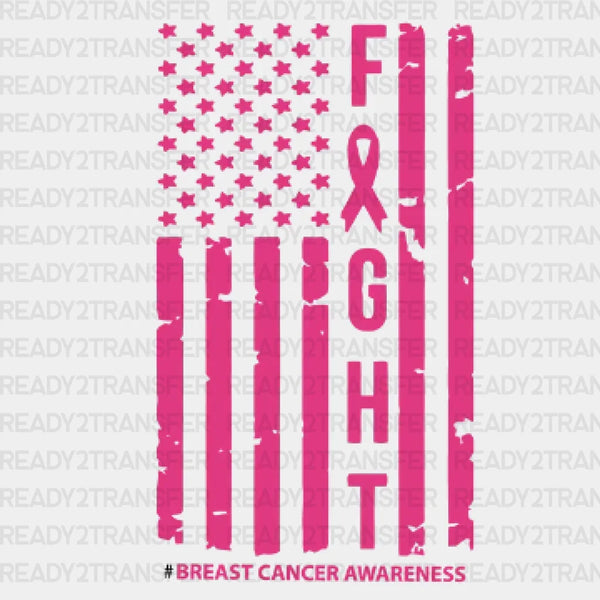 Fight American Flag DTF Transfer