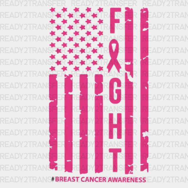 Fight American Flag Dtf Transfer