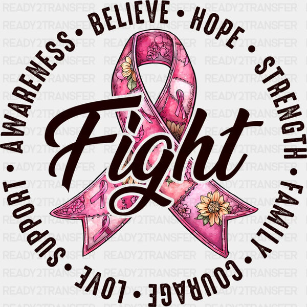 Fight - Breast Cancer Awareness DTF Transfer