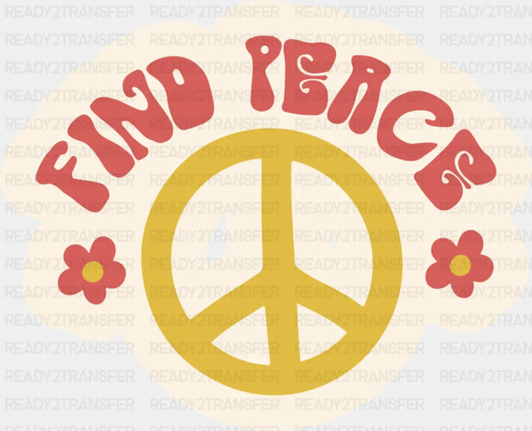 Find Peace - Minimal UV Sticker Permanent UV DTF Decal