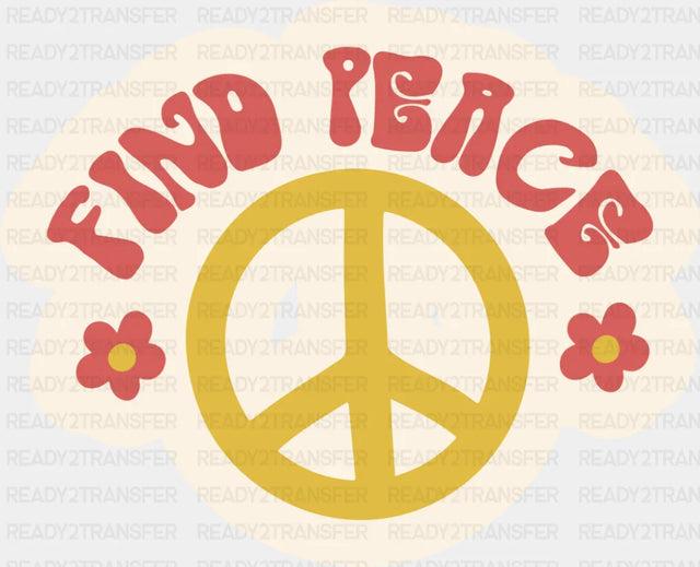 Find Peace - Minimal UV Sticker Permanent UV DTF Decal