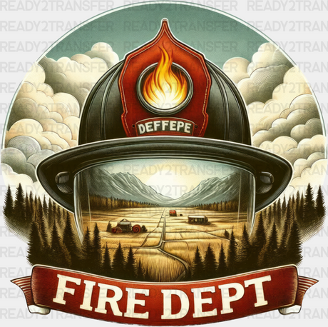 Fire Dept Design - Firefighter Dtf Heat Transfer