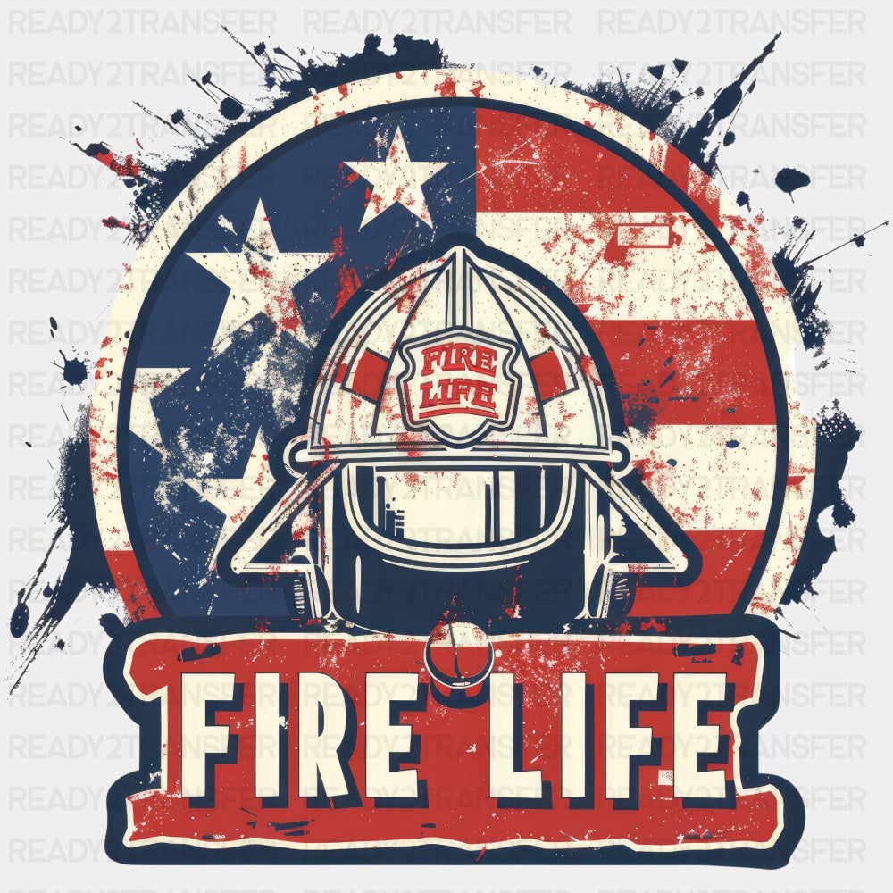 Fire Life - Fire Department DTF Transfers ready2transfer