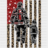 Firefighter & Child - Fire Department DTF Transfers ready2transfer