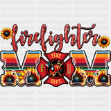 Firefighter Mom - Fire Department DTF Transfers ready2transfer