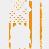 Firefighter Orange US Flag - Fire Department DTF Transfers ready2transfer Light Color Design (See Imaging)