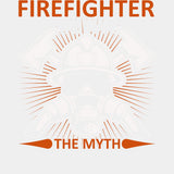 Firefighter The Man The Myth The Legend - Fire Department DTF Transfers ready2transfer Light Color Design (See Imaging)
