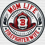 Firefighter Wife - Dtf Heat Transfer