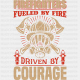 Firefighters Fueled By Fire - Fire Department DTF Transfers ready2transfer