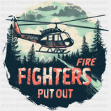 Firefighters Put Out - Fire Department DTF Transfers ready2transfer