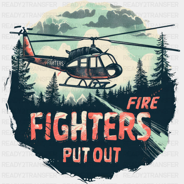 Firefighters Put Out - Fire Department DTF Transfers ready2transfer