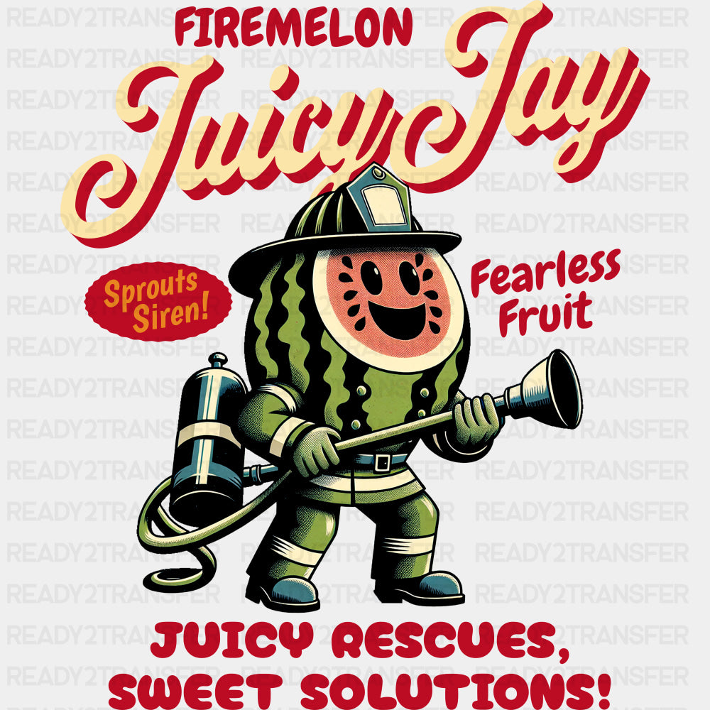 Firemelon Juicy Jay - Fire Department DTF Transfers ready2transfer