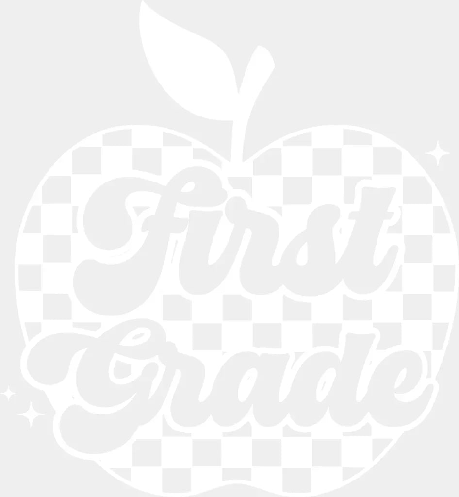 First Grade B&W - Back To School DTF Transfer ready2transfer Light Color Design (See Imaging)
