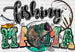 Fishing Mama Design - Fishing DTF heat transfer ready2transfer Black