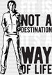 Fit Is Not a Destination It's a Way Of Life - Gym DTF Heat Transfer ready2transfer White