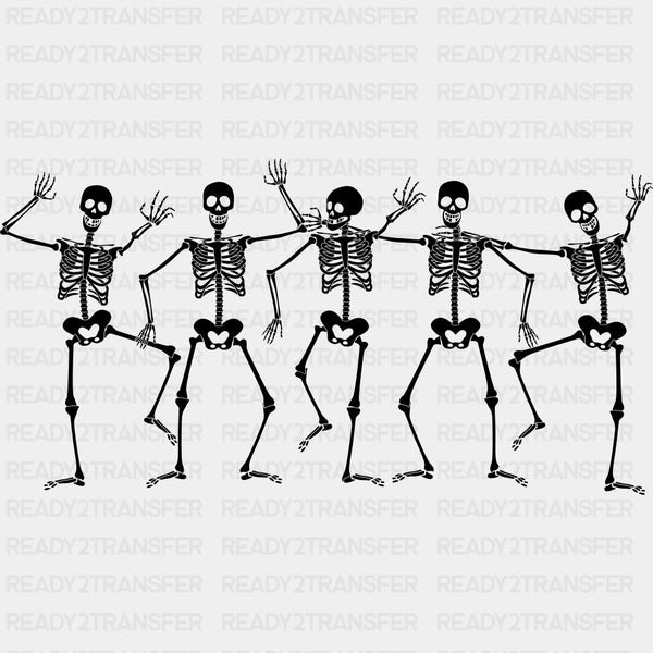 Five Skeletons - Skeleton DTF Transfers
