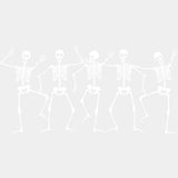 Five Skeletons - Skeleton DTF Transfers ready2transfer Light Color Design (See Imaging)