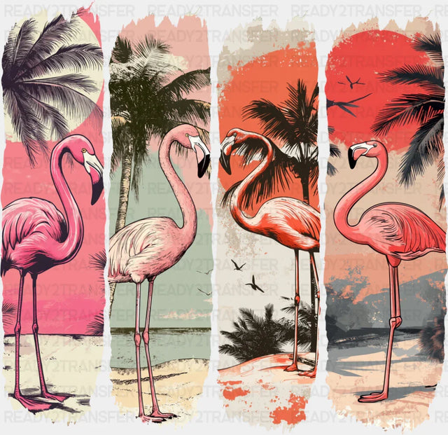 Flamingos - Summer DTF Transfer