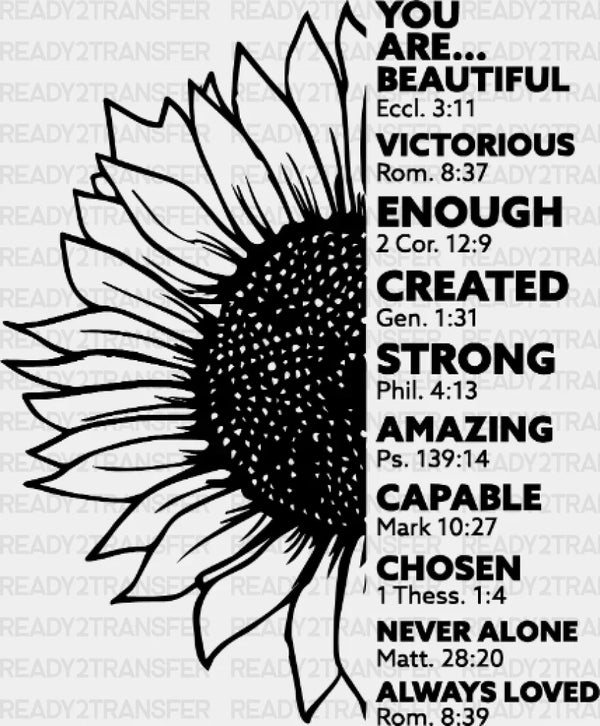 Floral Agrapha DTF Transfer