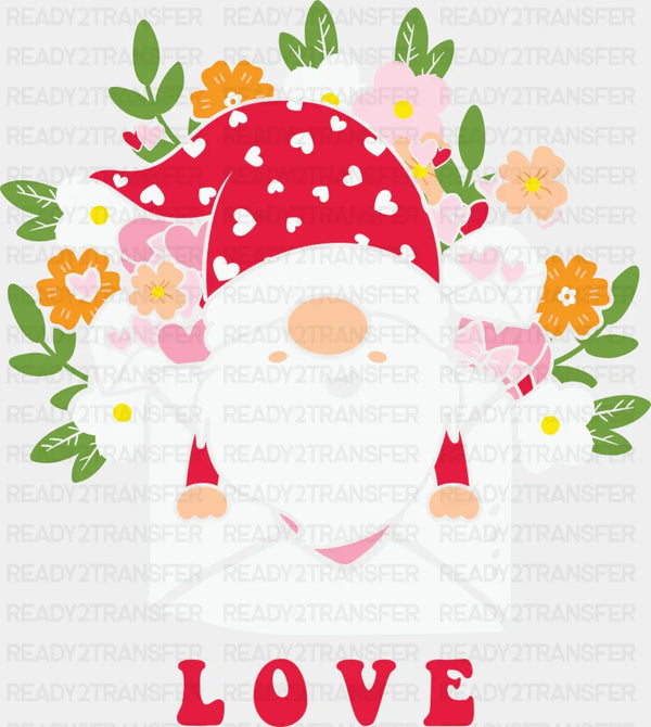 FLORAL LOVE GNOMIE DTF Transfer