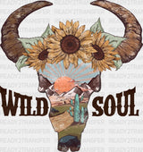 Floral Wild Soul Dtf Transfer