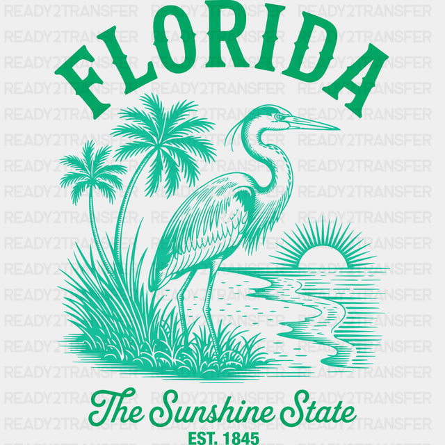 Florida The Sunshine State - States & Cities DTF Transfer ready2transfer