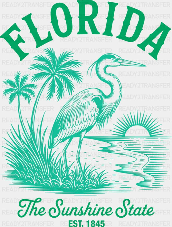 Florida The Sunshine State - States & Cities DTF Transfer