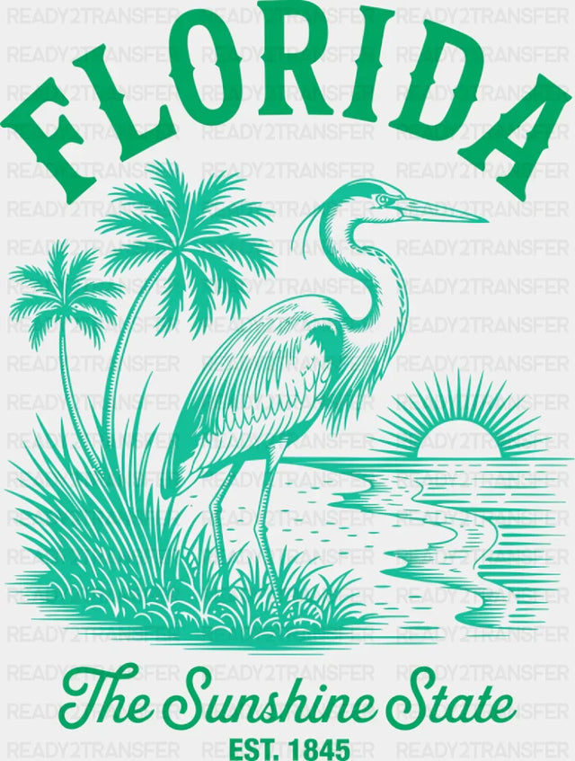 Florida The Sunshine State - States & Cities DTF Transfer ready2transfer