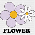 Flower - Mental Health DTF Transfers ready2transfer Dark Color Design (See Imaging)